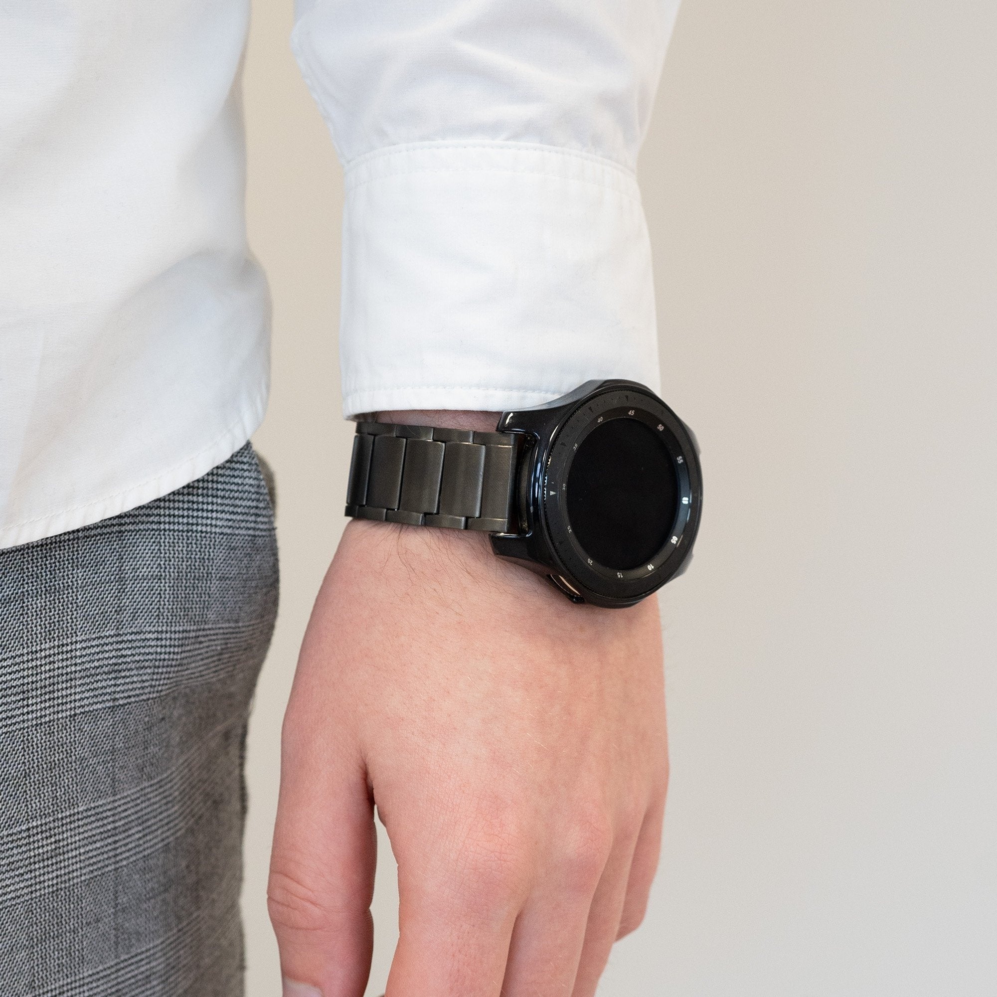 Bandz Huawei Watch GT 6 Pro - 46mm Titan Gliederarmband (Graphite)