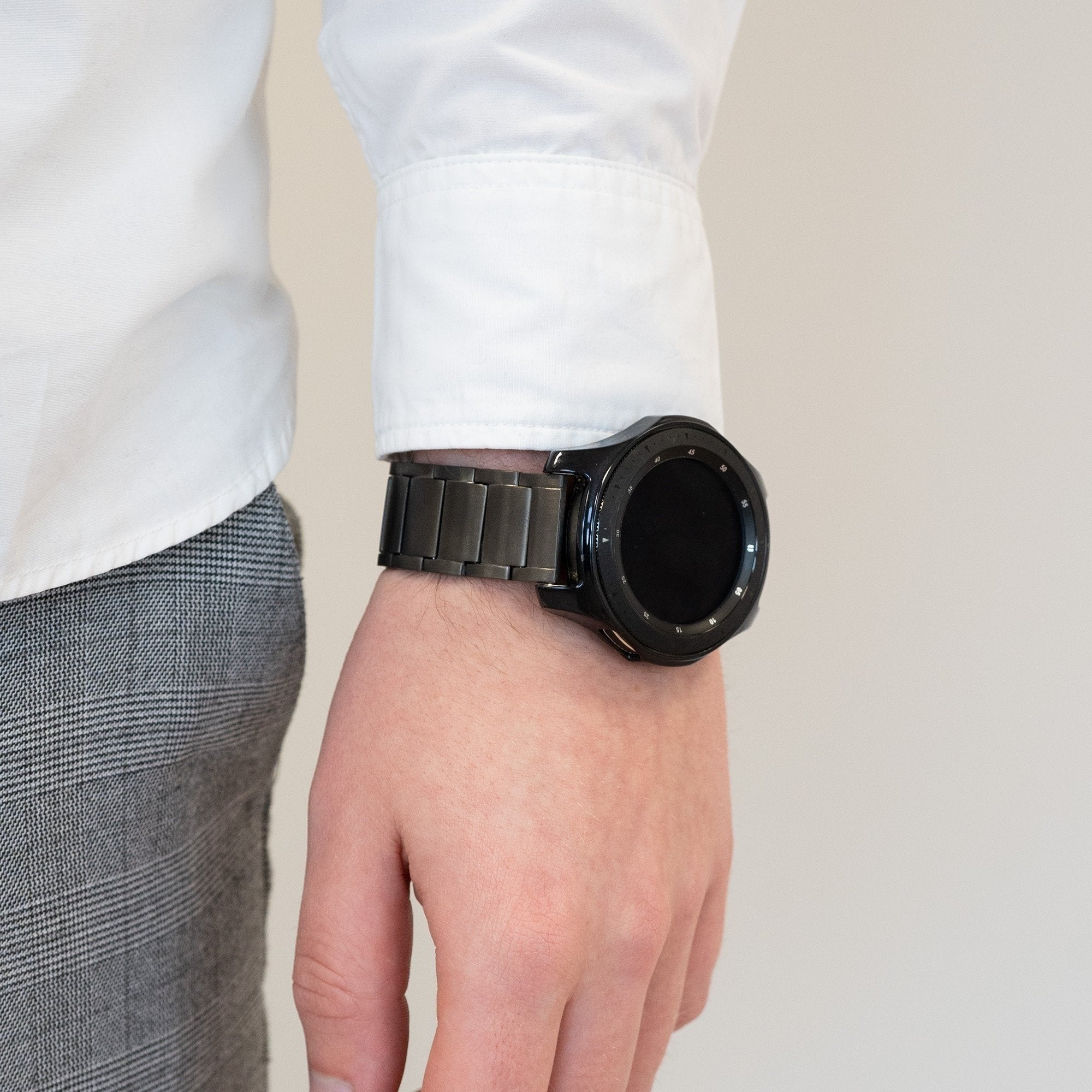 Bandz Oppo Watch X2 Titanium Link Strap (Graphite)