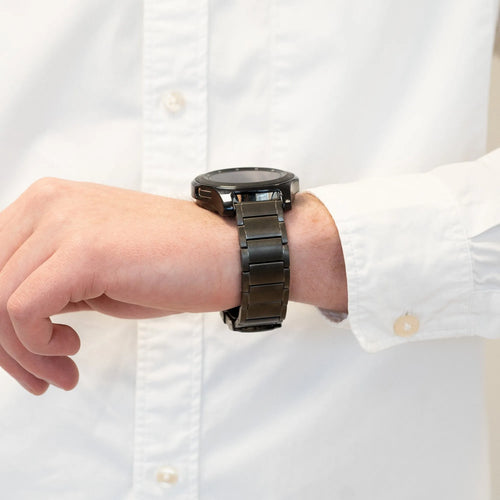 Bandz Noise Noisefit Origin Titanium Link Strap (Graphite)