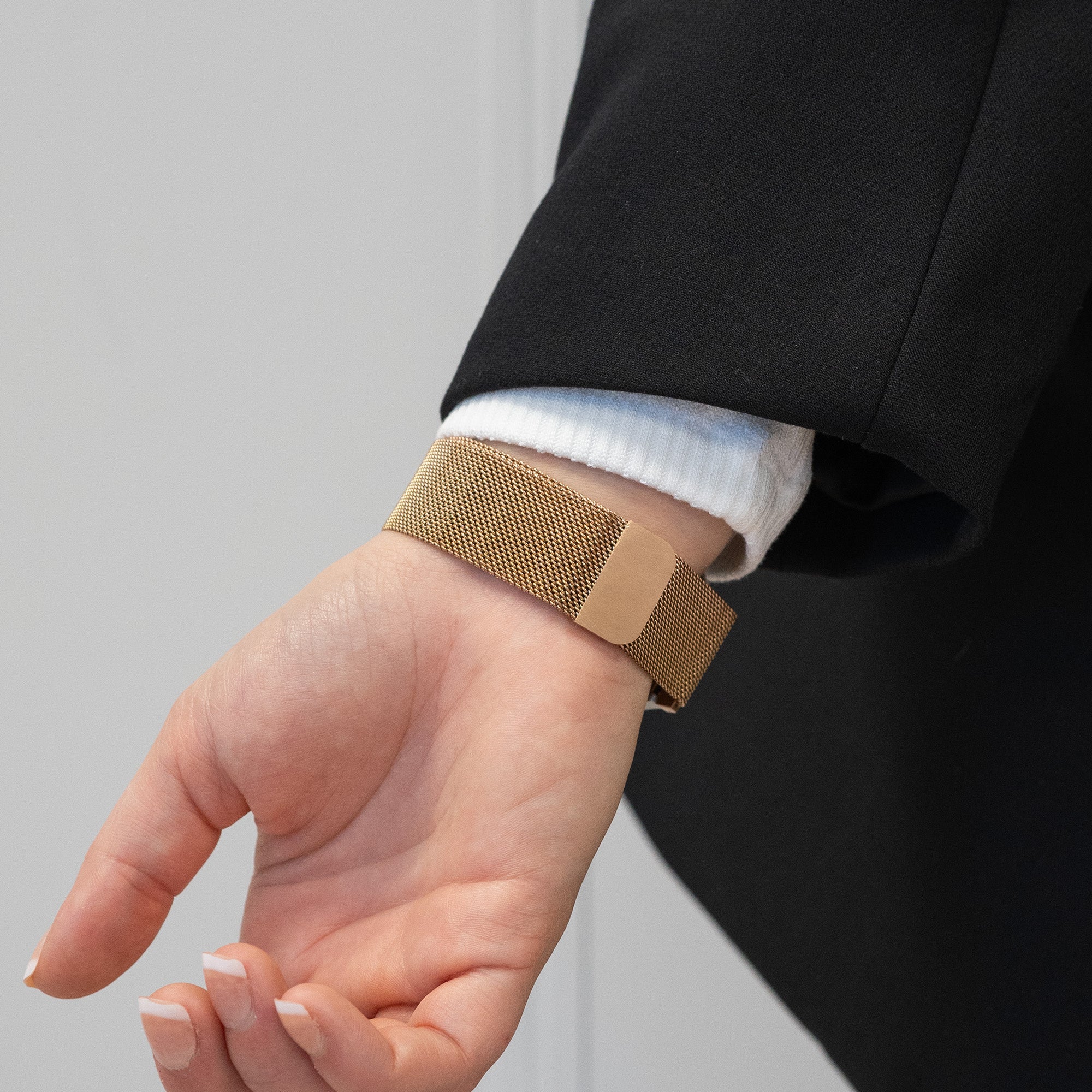 Bandz Samsung Galaxy Watch 4 40mm Milanese Loop Armband (Sekt)