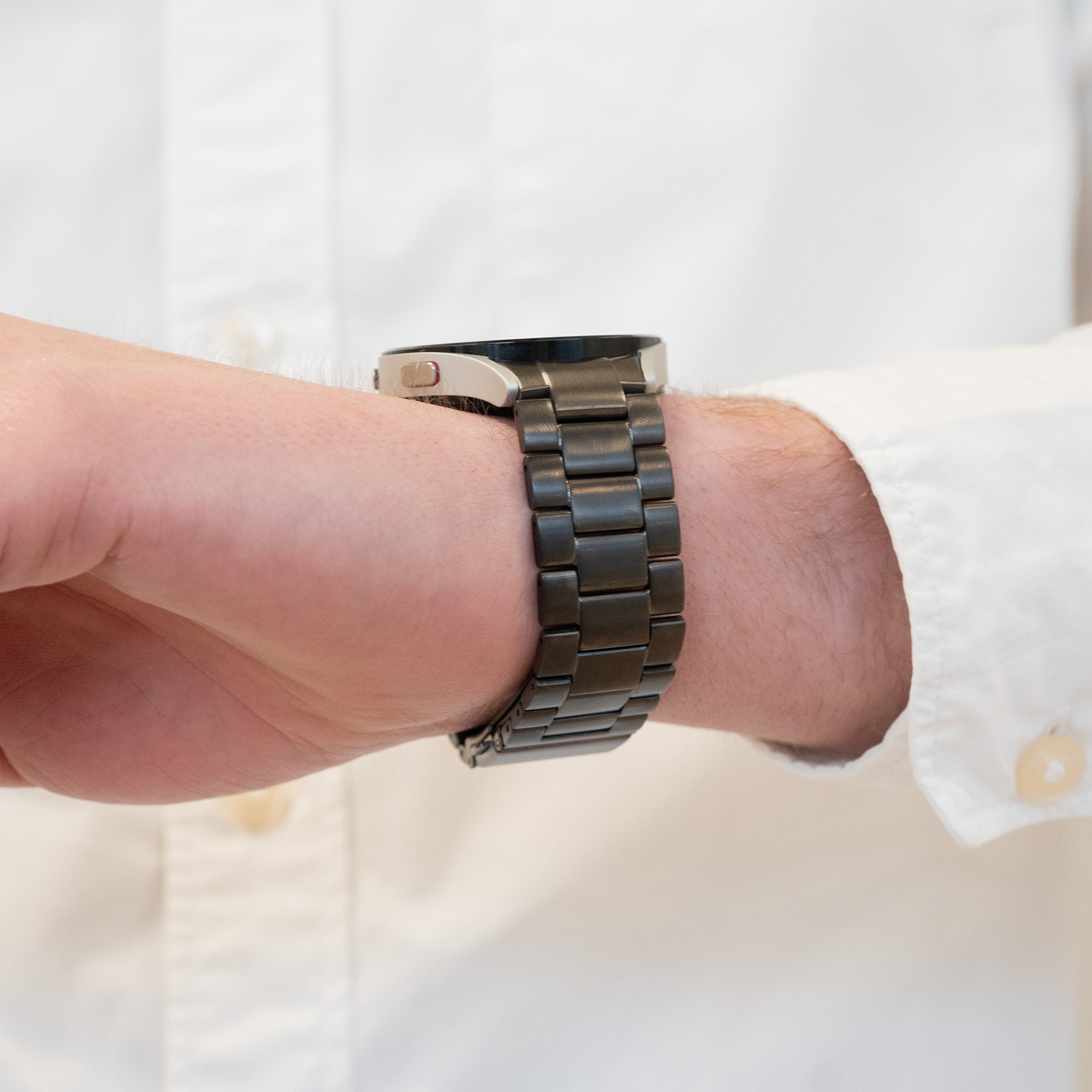 Bandz Samsung Galaxy Watch 5 - 40mm Titan-Gliederarmband (Graphit)