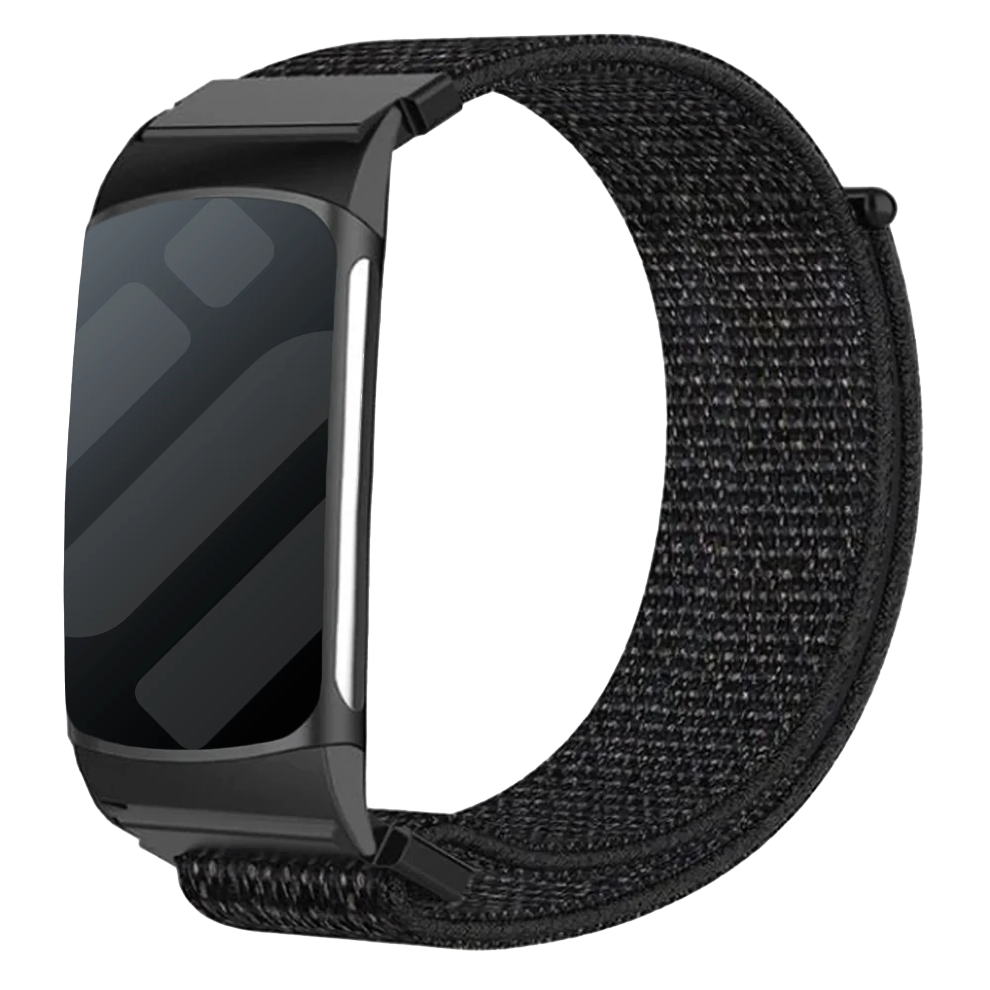 Fitbit Charge 5 Nylonarmband (Schwarz)