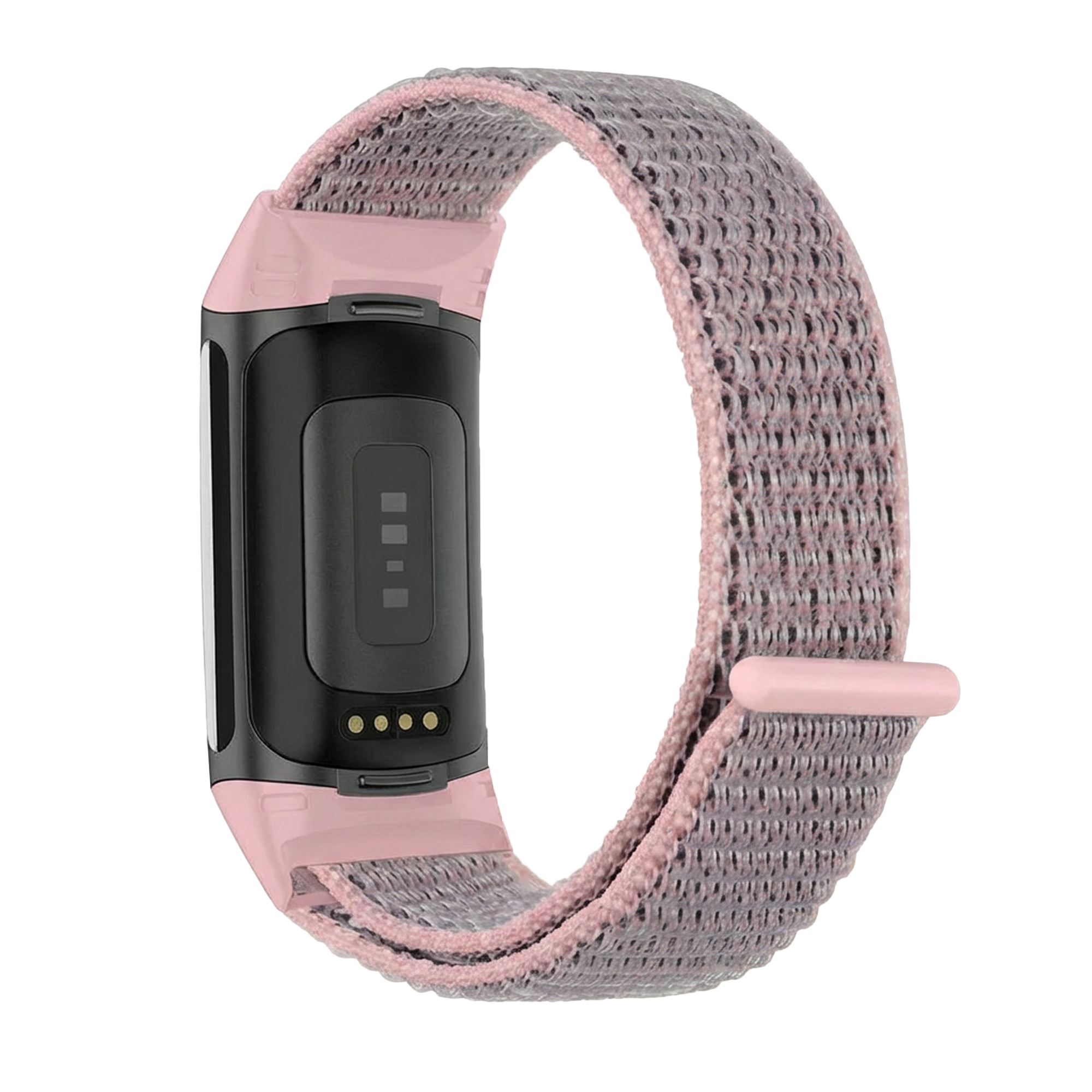 Fitbit Charge 6 Nylonarmband (Rosa)