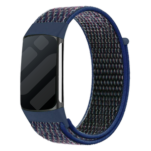 Fitbit Charge 5 Nylonarmband (Indigoblau)