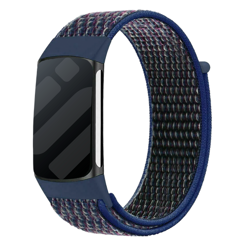 Fitbit Charge 5 Nylonarmband (Indigoblau)