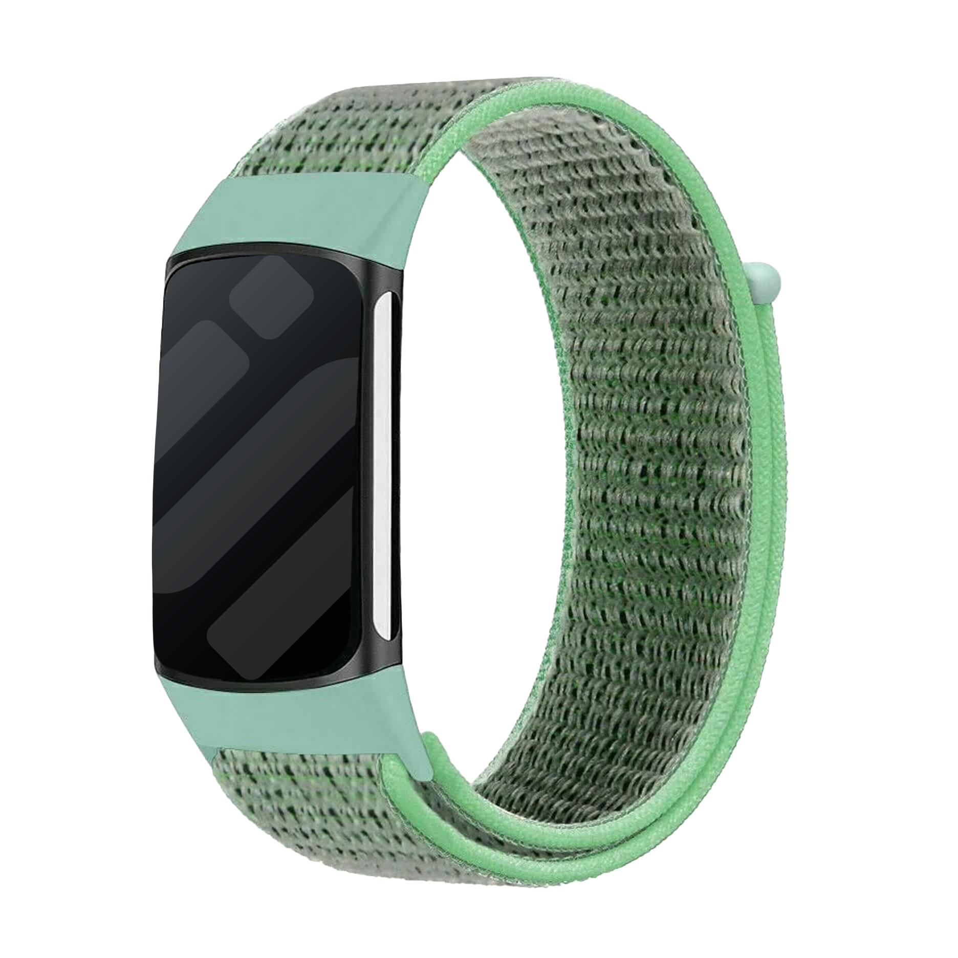 Fitbit Charge 5 Nylonarmband (Mintgrün)