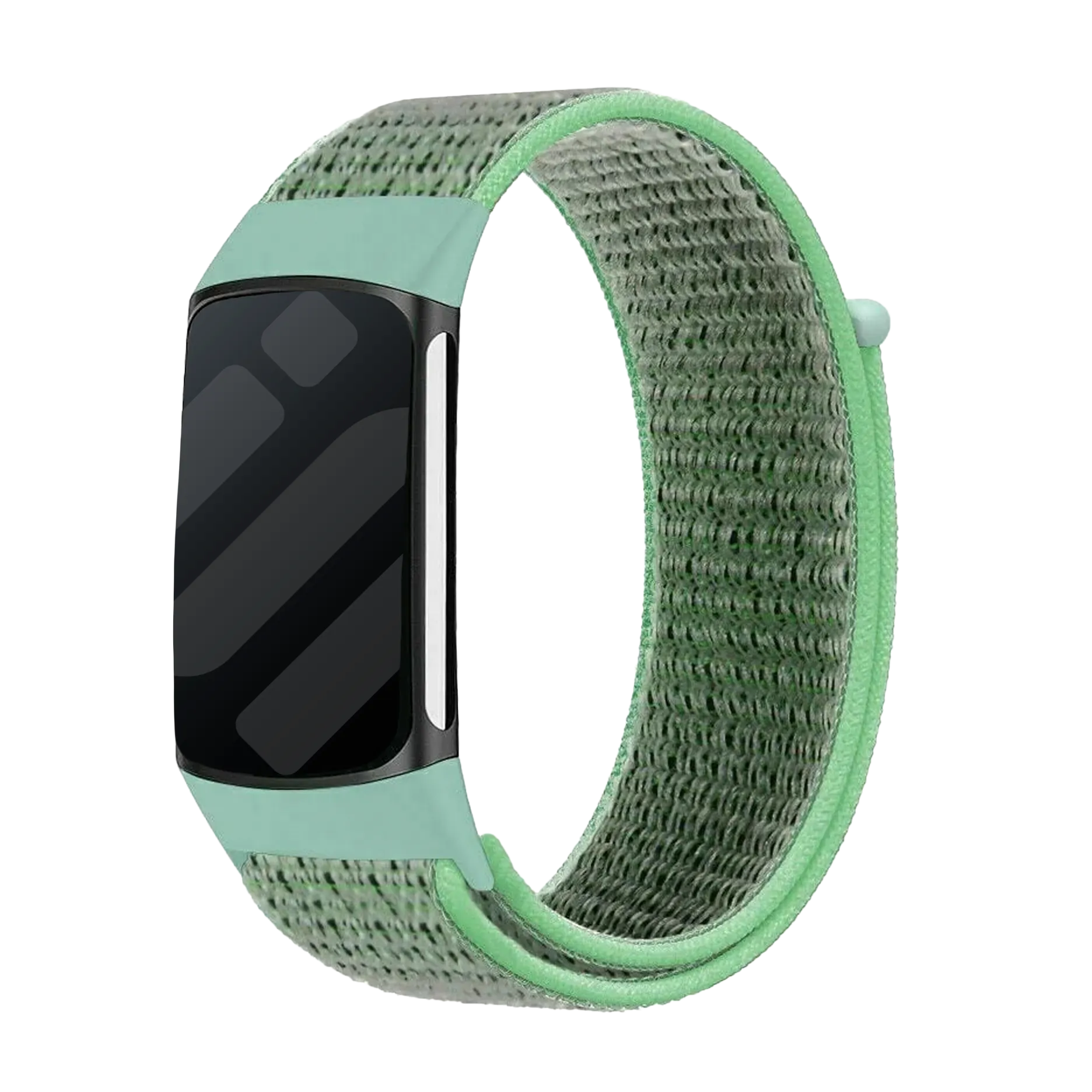 Fitbit Charge 6 Nylonarmband (Mintgrün)