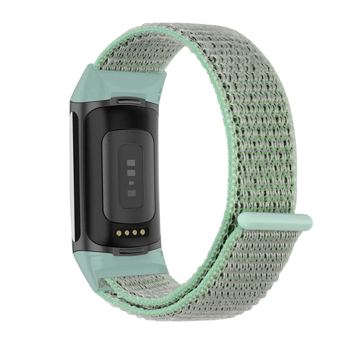 Fitbit Charge 5 Nylonarmband (Mintgrün)