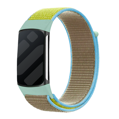 Fitbit Charge 5 Nylonarmband (Kamel)