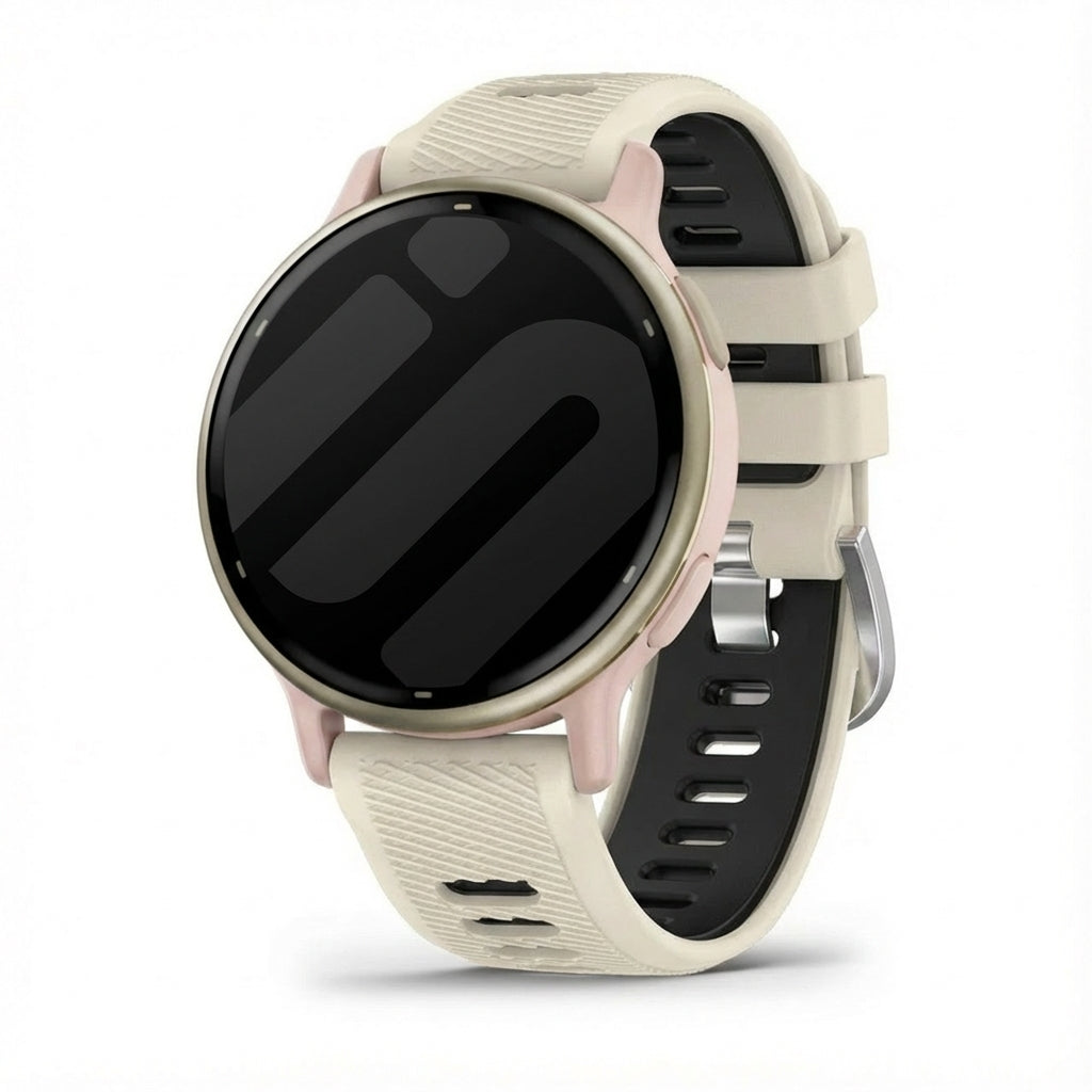 Garmin Vivoactive 5 Schnalle Sport Amrband (Beige/Schwarz)