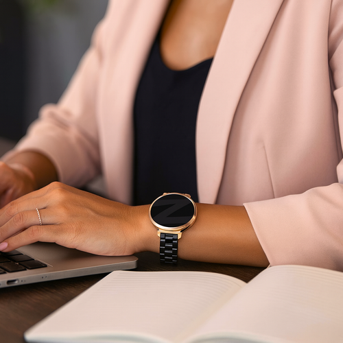 Bandz Pebble Round 2 - 14mm Steel Strap 'Classic' (Black)