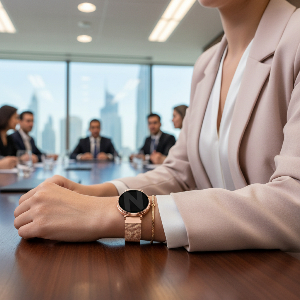 Bandz Garmin Lily 2 Milanese Loop Strap (Rosegold)