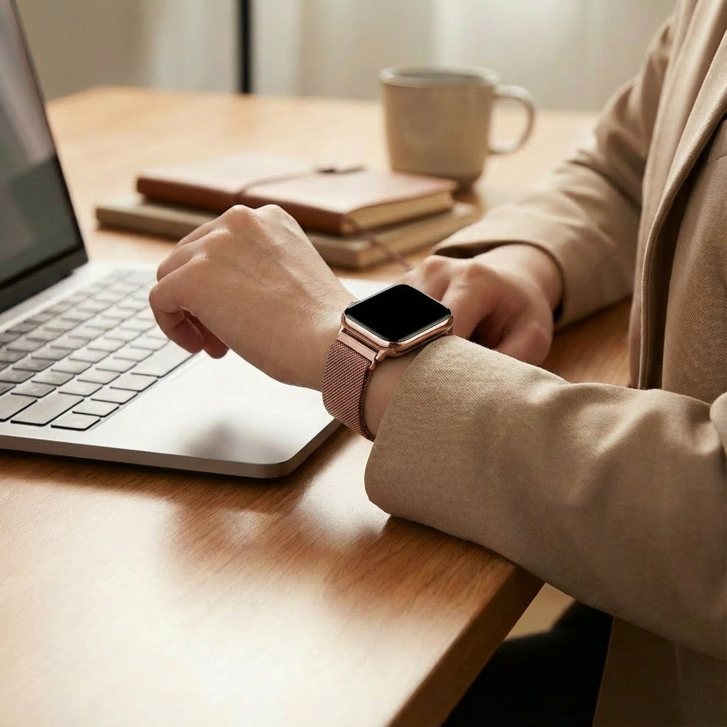 Redmi Watch 6 Milanese Strap (Pink)