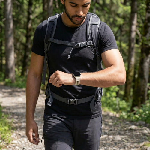 Bandz Apple Watch Silikonarmband 'Outdoor' (Polarstern)
