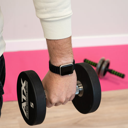 Apple Watch Ocean-Armband mit Schnappverschluss (Schwarz)