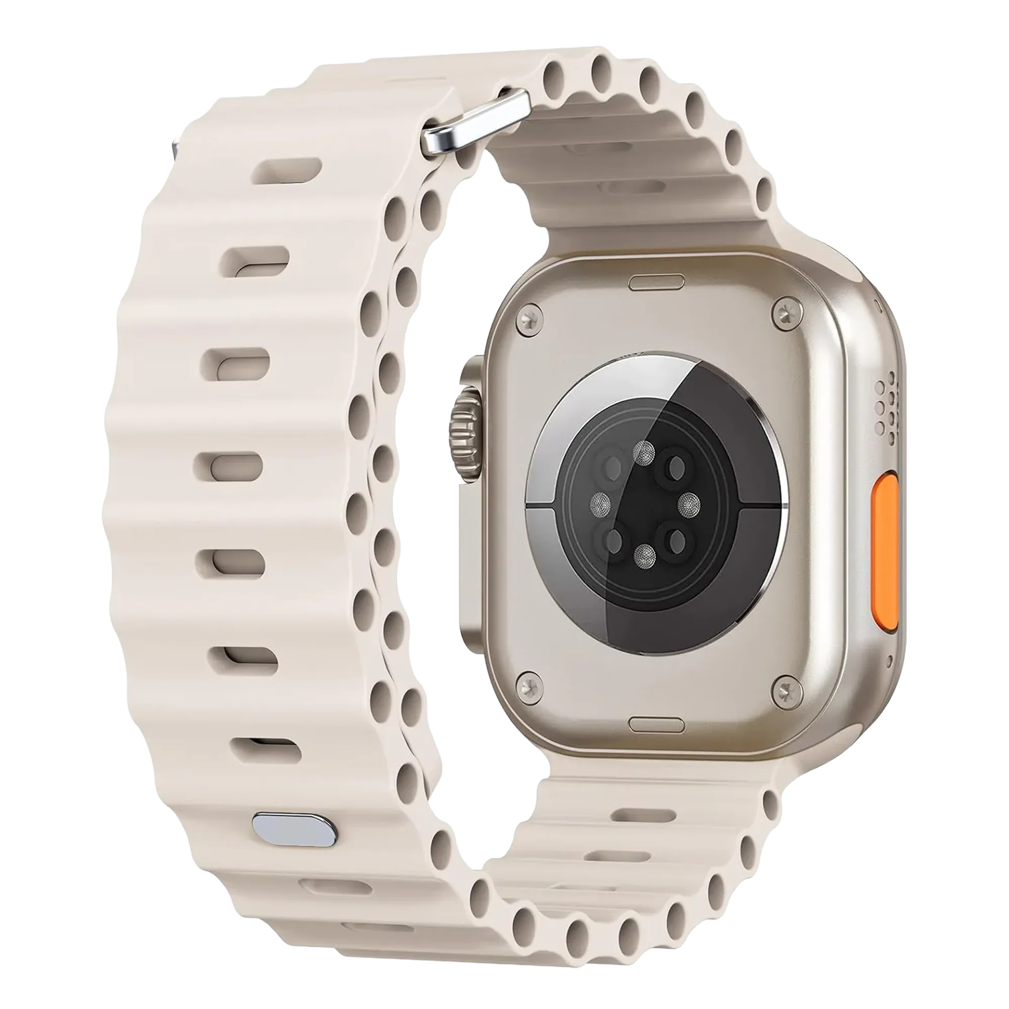 Apple Watch Ocean-Armband mit Schnappverschluss (Polarstern)