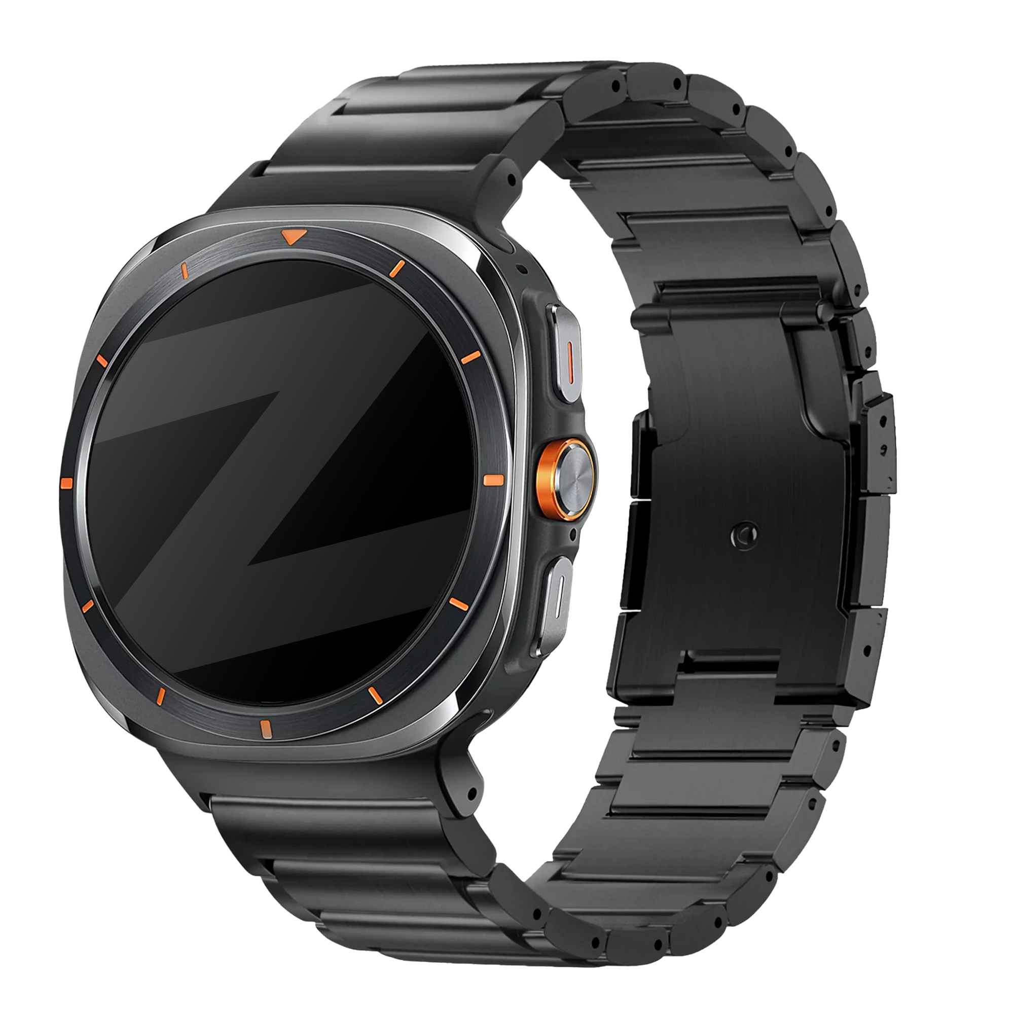 Bandz Samsung Galaxy Watch Ultra Titan Armband 'Classic' (Schwarz)