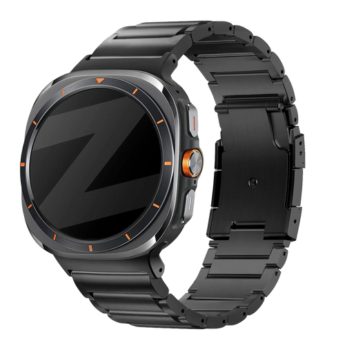 Bandz Samsung Galaxy Watch Ultra Titan Armband 'Classic' (Schwarz)