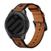 Amazfit Bip U (Pro) geschraubtes Lederarmband (Dunkel Braun)