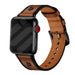 Apple Watch Lederarmband mit Schraubverschluss (Dunkelbraun)