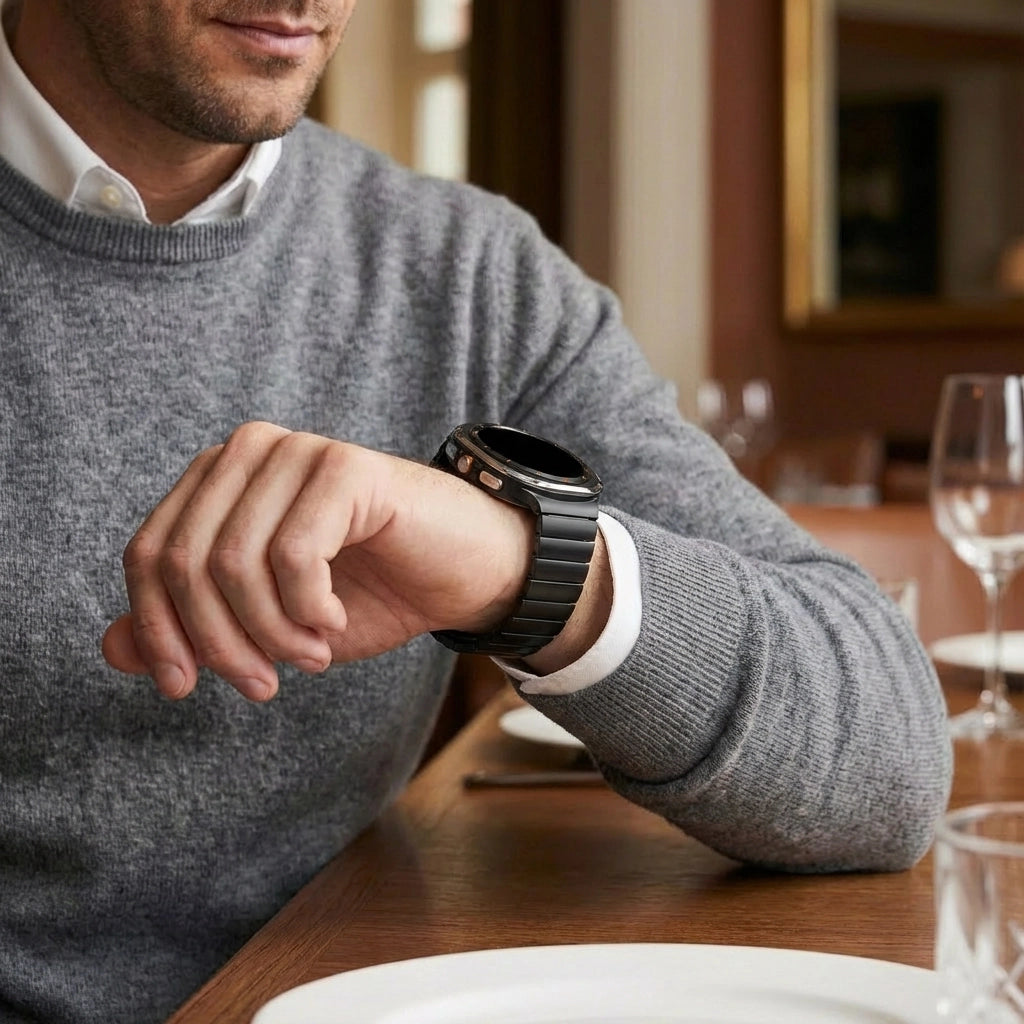 Samsung Galaxy Watch Ultra 'One Bead' Titanarmband (Schwarz)