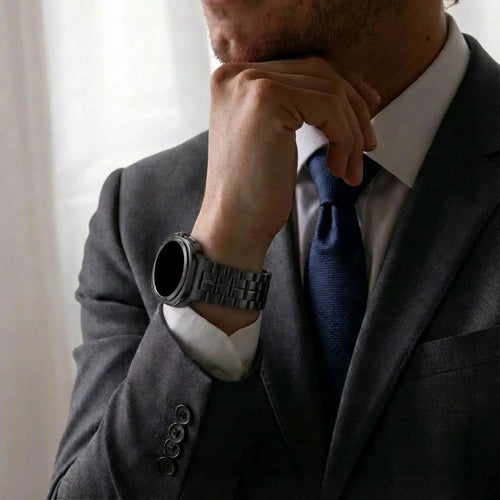 Samsung Galaxy Watch Ultra 'square' Titanarmband (Schwarz)