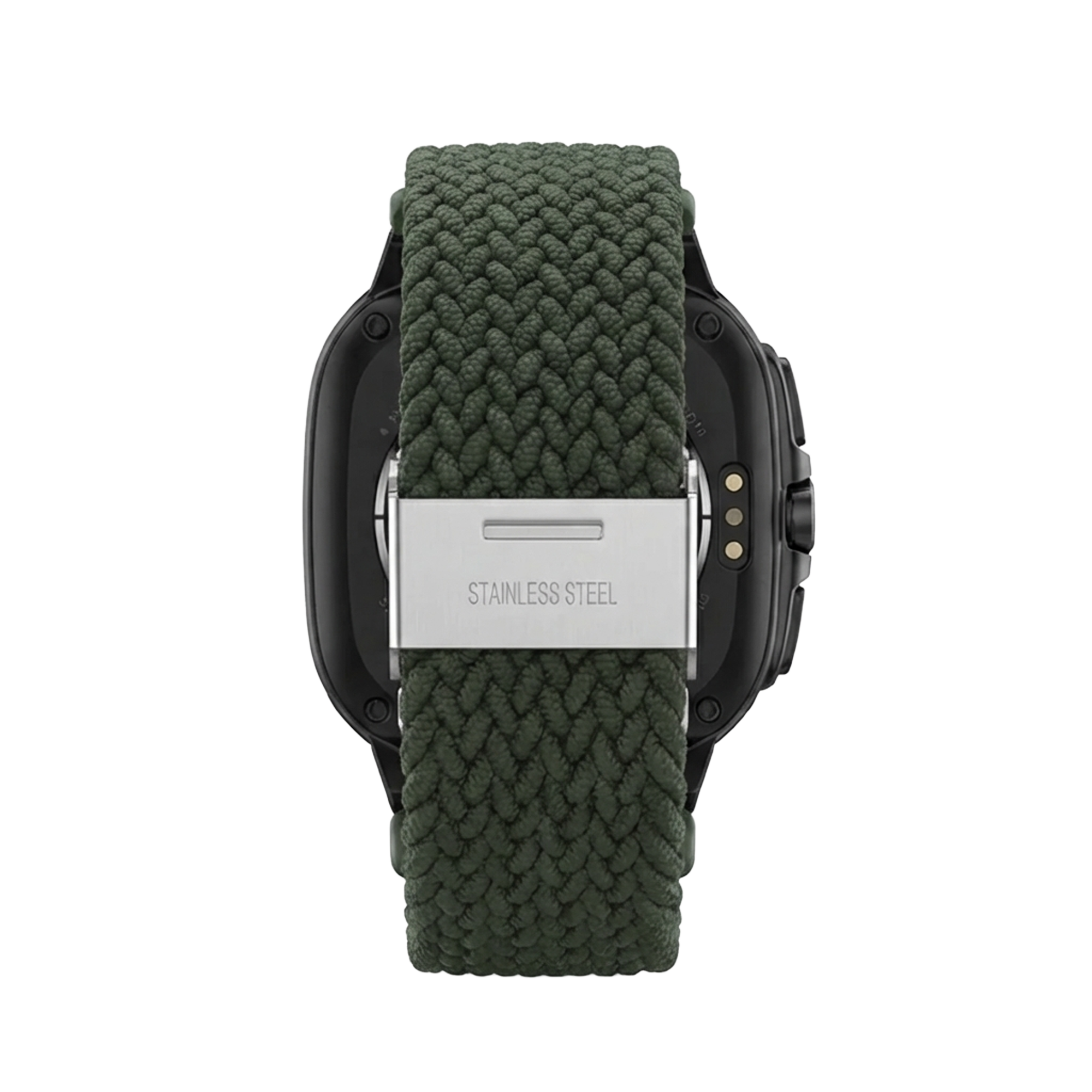 Samsung Galaxy Watch Ultra Braided Nylon Strap (Olive Green)