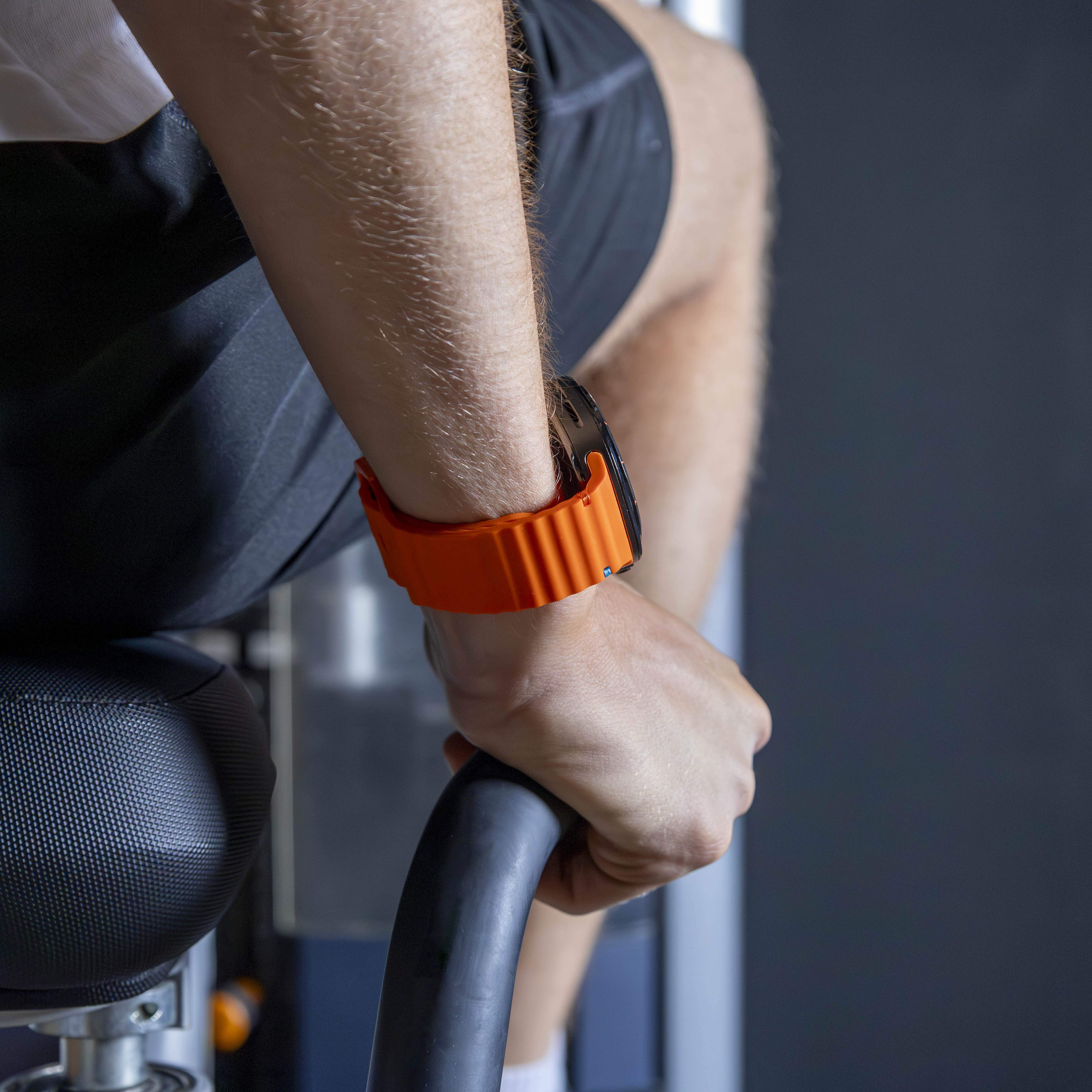 Samsung Galaxy Watch Ultra Wave Silicone Strap (Orange)