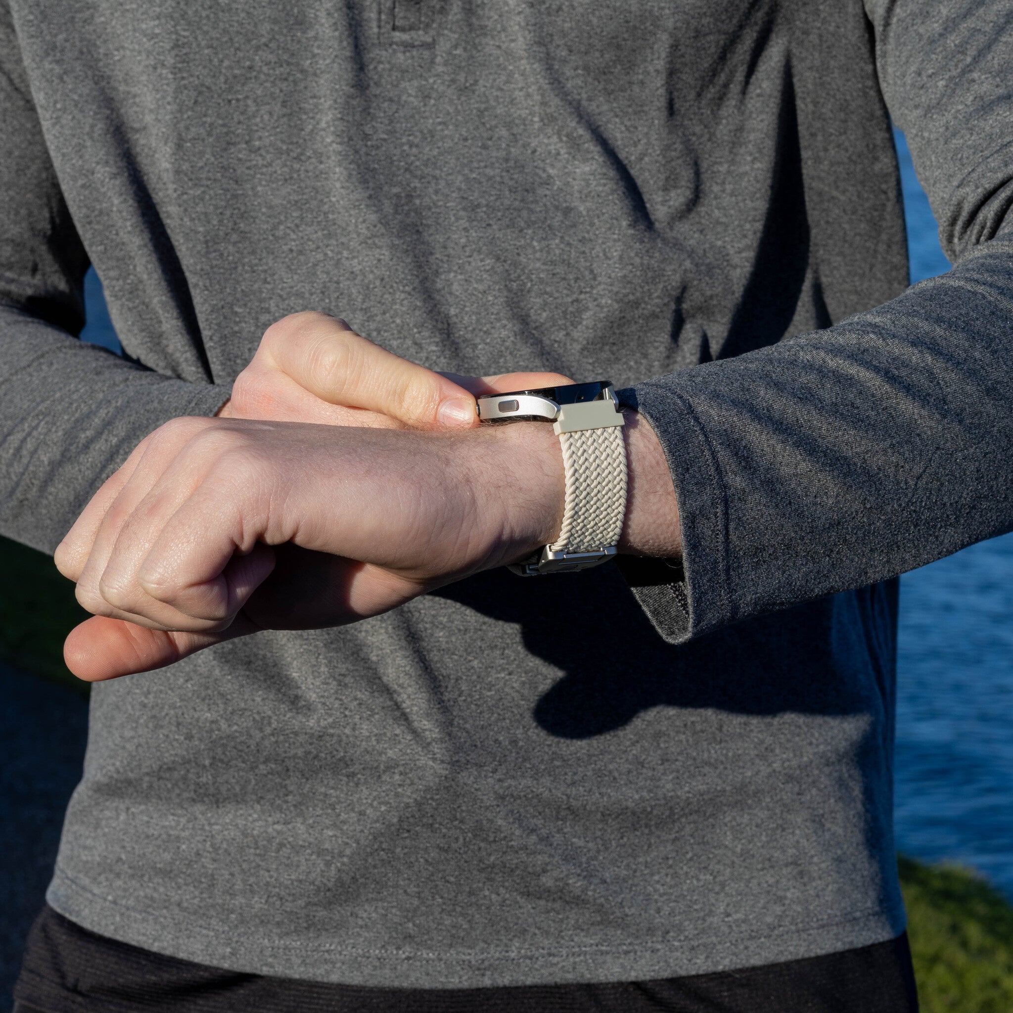 OnePlus Watch 3 - 43mm geflochtenes Armband mit P-Verschluss (Polarstern)