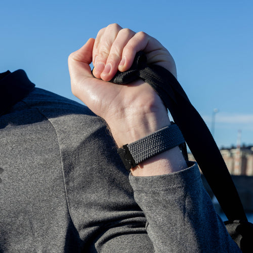 Garmin Forerunner 255 Geflochtenes Armband mit P-Schließe (Grau)