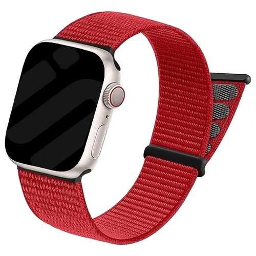 Apple Watch Ultra Nylon Loop Armband (Rot)