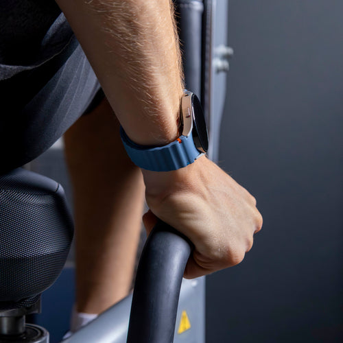 Samsung Galaxy Watch 6 44mm mit wellenförmigem Armband (Grau/Blau)