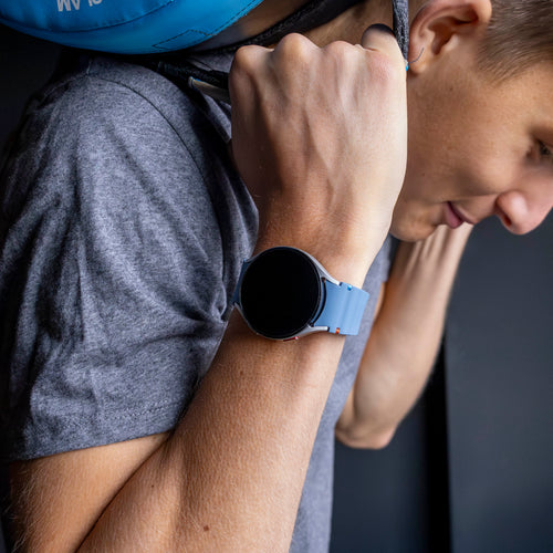 Samsung Galaxy Watch 6 44mm mit wellenförmigem Armband (Grau/Blau)