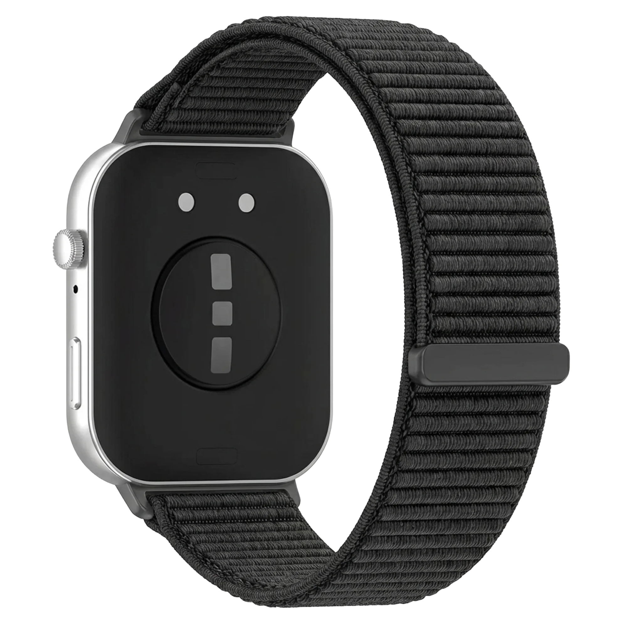 Huawei Watch Fit 4 Pro Nylon Wave Armband (Schwarz)