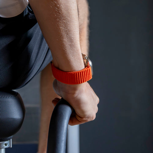 Strap-it Apple Watch Wave Nylonarmband (Orange)