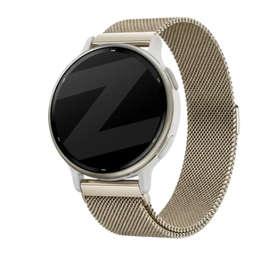 Bandz Garmin Vivoactive 5 Milanese Loop Armband (Champagne Gold)