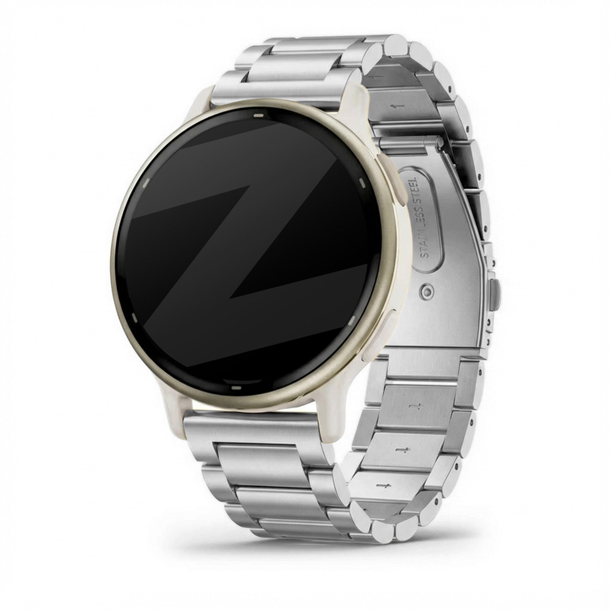 Bandz Garmin Vivoactive 5 Stahlarmband 'Classic' (Silber)