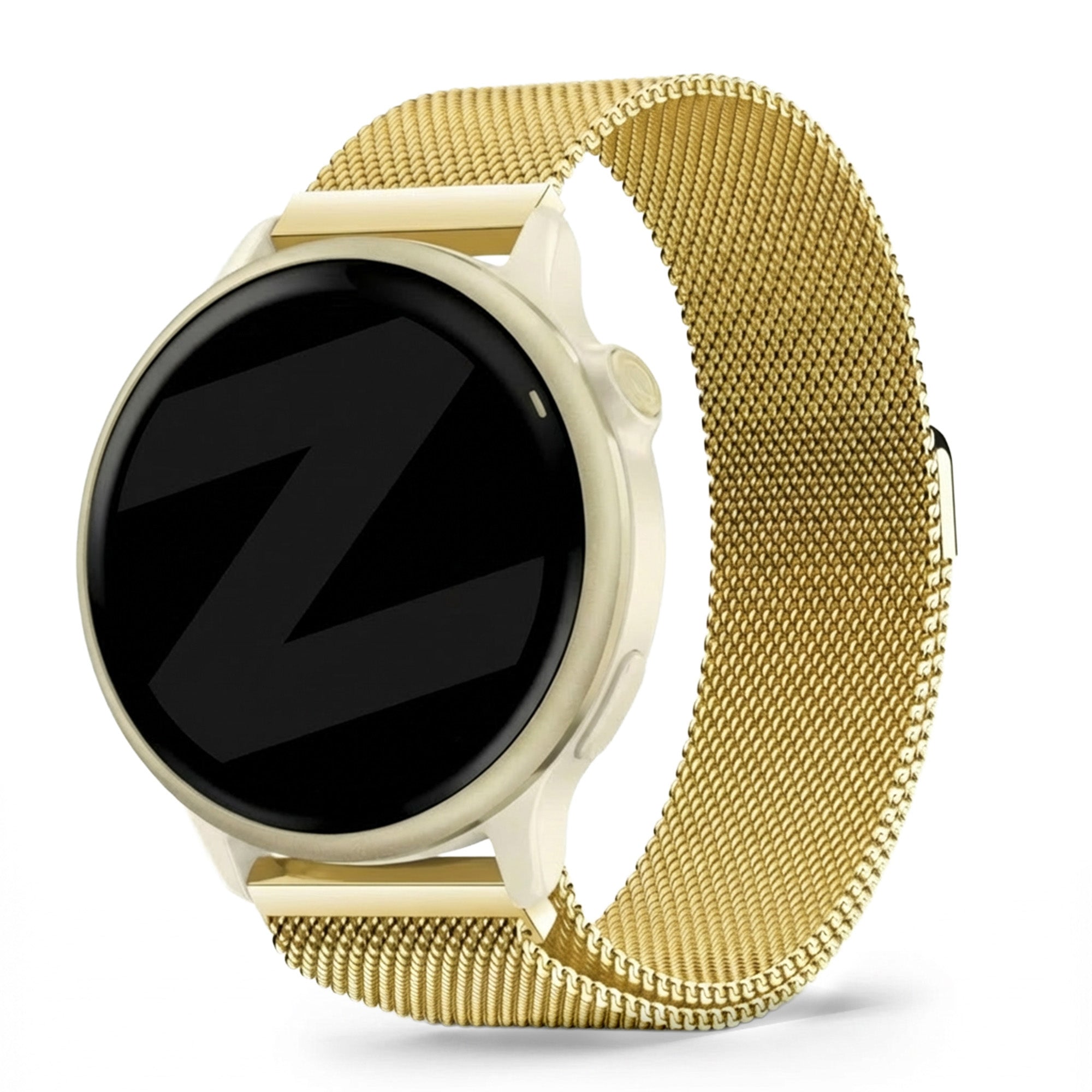 Bandz Garmin Vivoactive 6 Milanese Loop Armband (Gold)