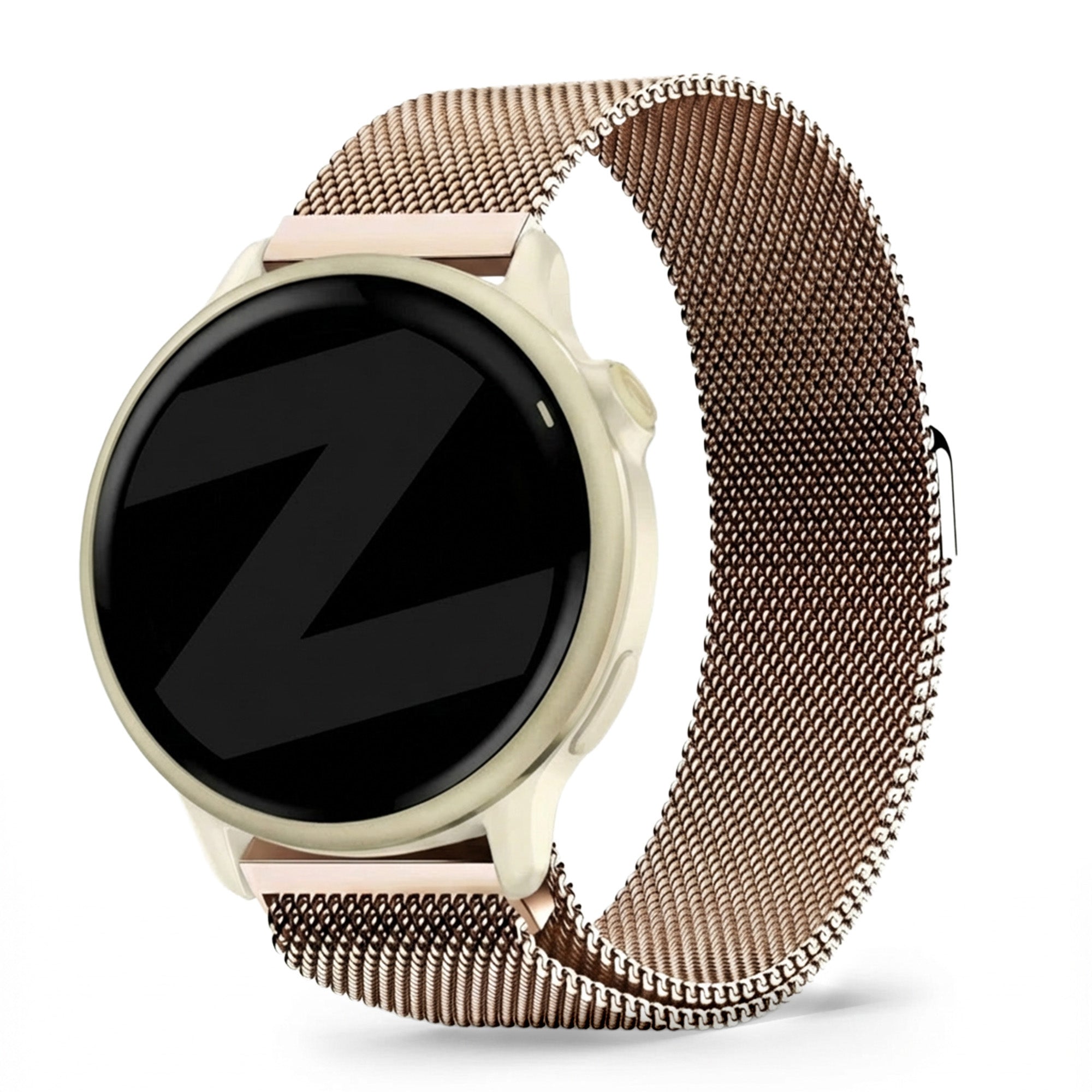 Bandz Garmin Vivoactive 6 Milanese Loop Armband (Roségold)