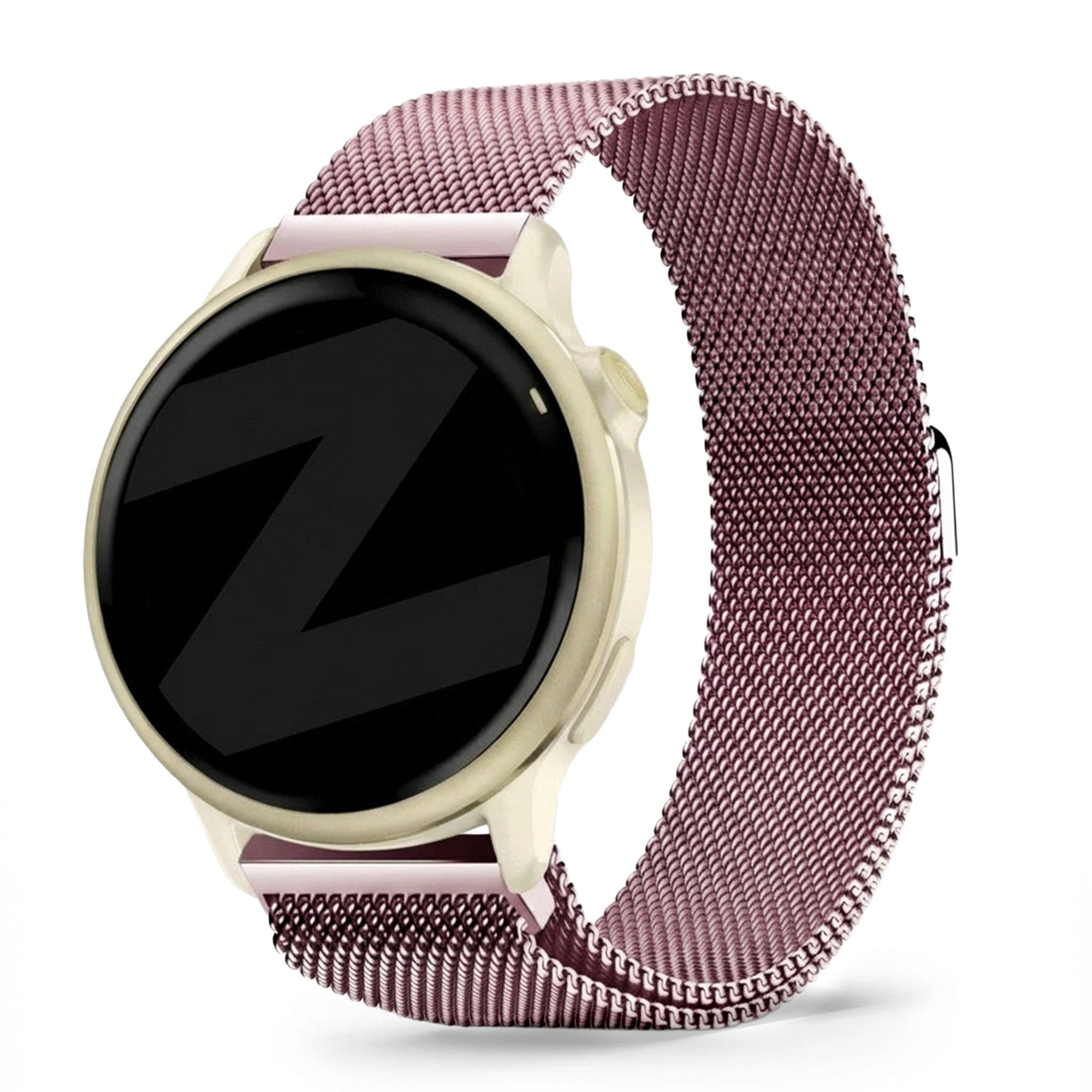 Bandz Garmin Vivoactive 6 Milanese Loop Armband (Rosa)