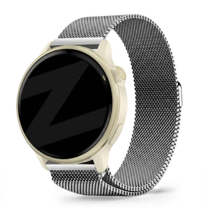 Bandz Garmin Vivoactive 6 Milanese Loop Armband (Silber)