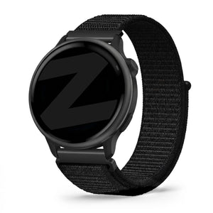 Bandz Garmin Vivoactive 6 Nylon Loop Armband (Schwarz)