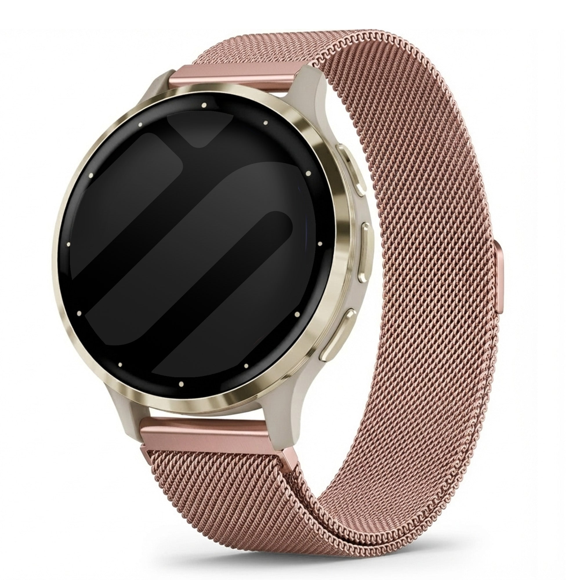 Garmin Venu 3s Milanese Armband (Rosa)