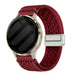 Bandz Garmin Venu 3s Vintage Nylon Strap (Wine Red)