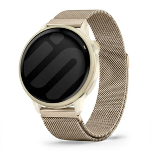 Garmin Vivoactive 6 Milanese Armband (Champagner Gold)
