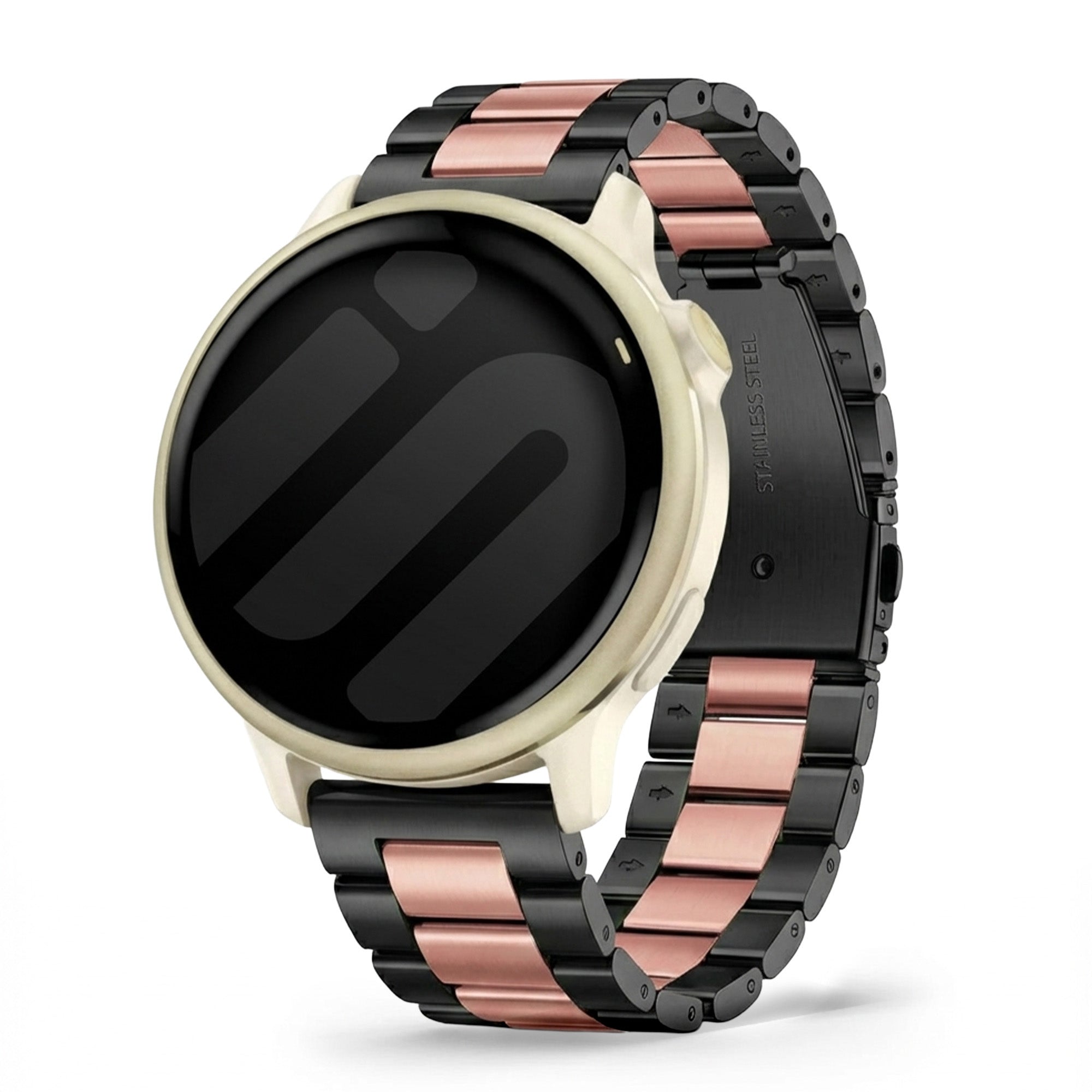 Garmin Vivoactive 6 Stahlarmband (Schwarz/Rosa)