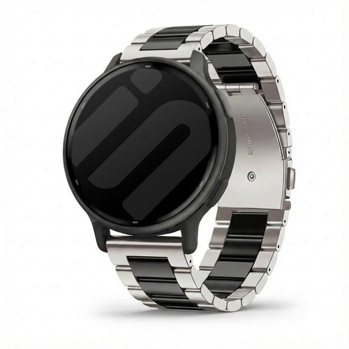 Garmin Vivoactive 5 Steel Strap (Silver/Black)