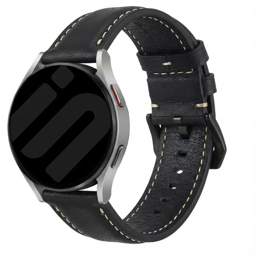 Coros Apex 4 - 46mm Echtes Lederarmband (Schwarz)