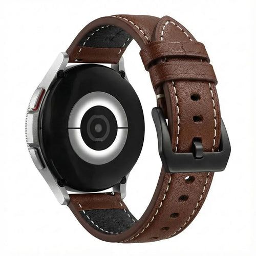TicWatch Pro 5 Enduro Leather Strap (Coffee Brown)