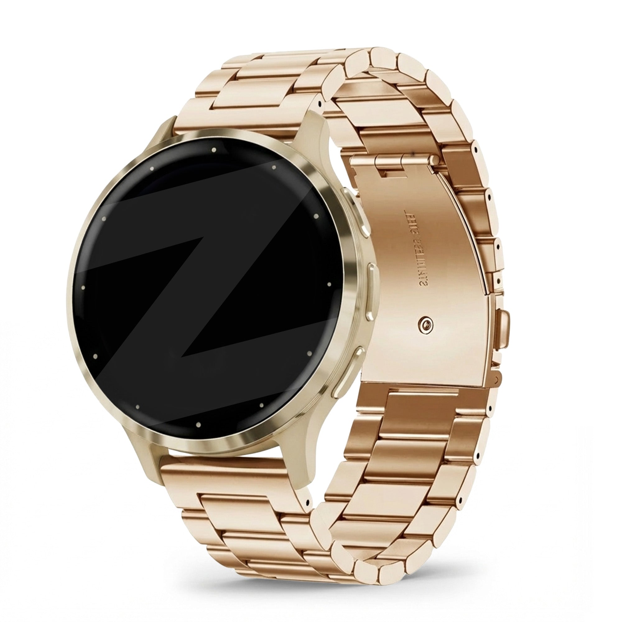 Bandz Garmin Venu 3s Steel Strap 'Classic' (Rose Gold)